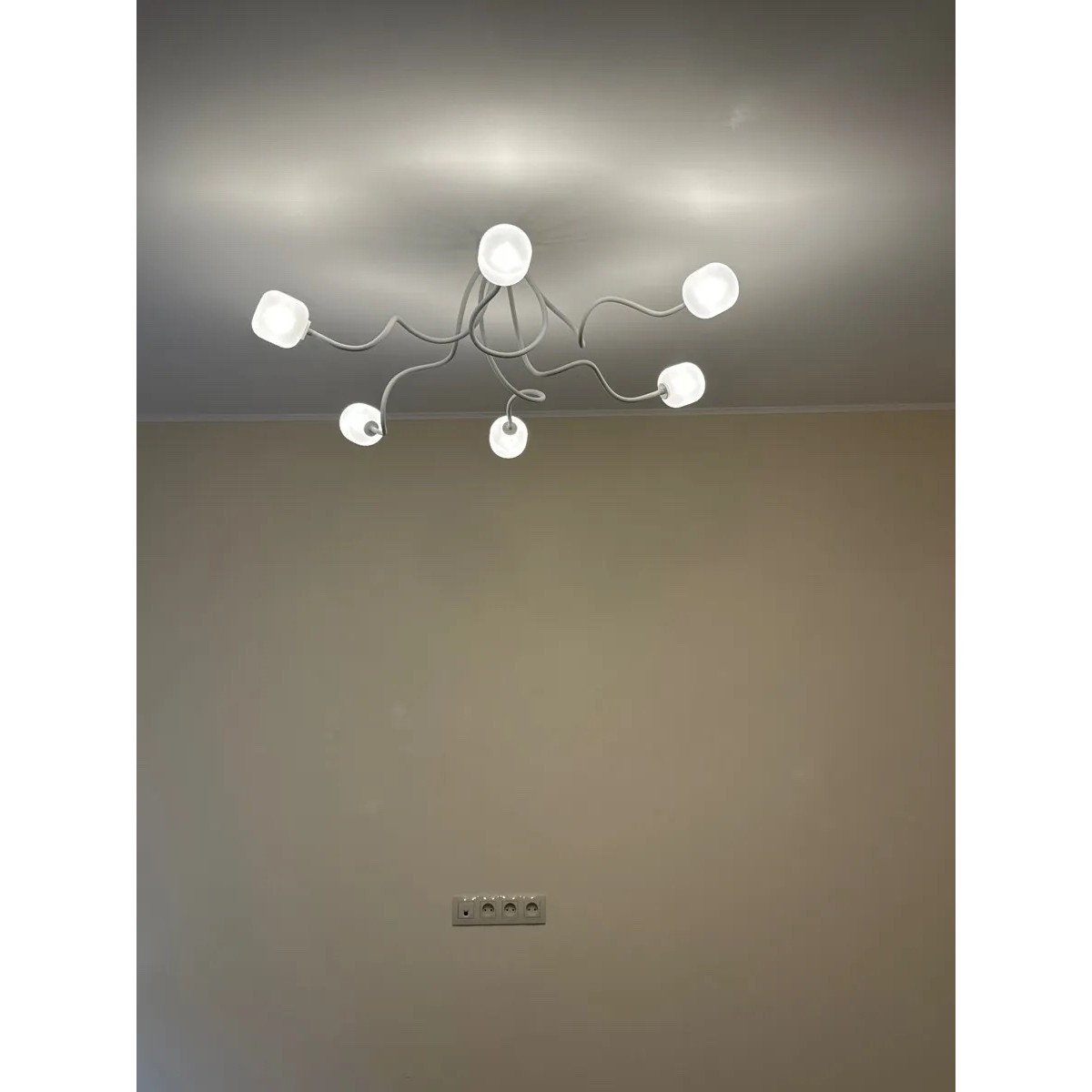 Люстра потолочная Ideal Lux Octopus PL6 Белый G9 174921