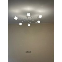 Люстра потолочная Ideal Lux Octopus PL6 Белый G9 174921
