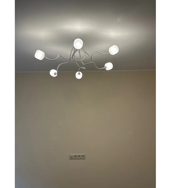Люстра потолочная Ideal Lux Octopus PL6 Белый G9 174921