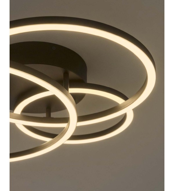 Люстра потолочная Ideal Lux Frame PL Сerchio Черный 3000К 269825