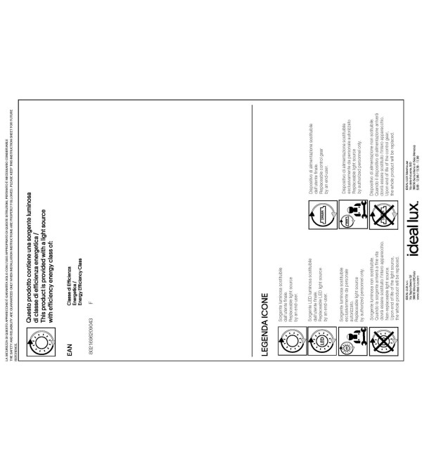 Люстра потолочная Ideal Lux Moonlight PL12 Хром G9 077802