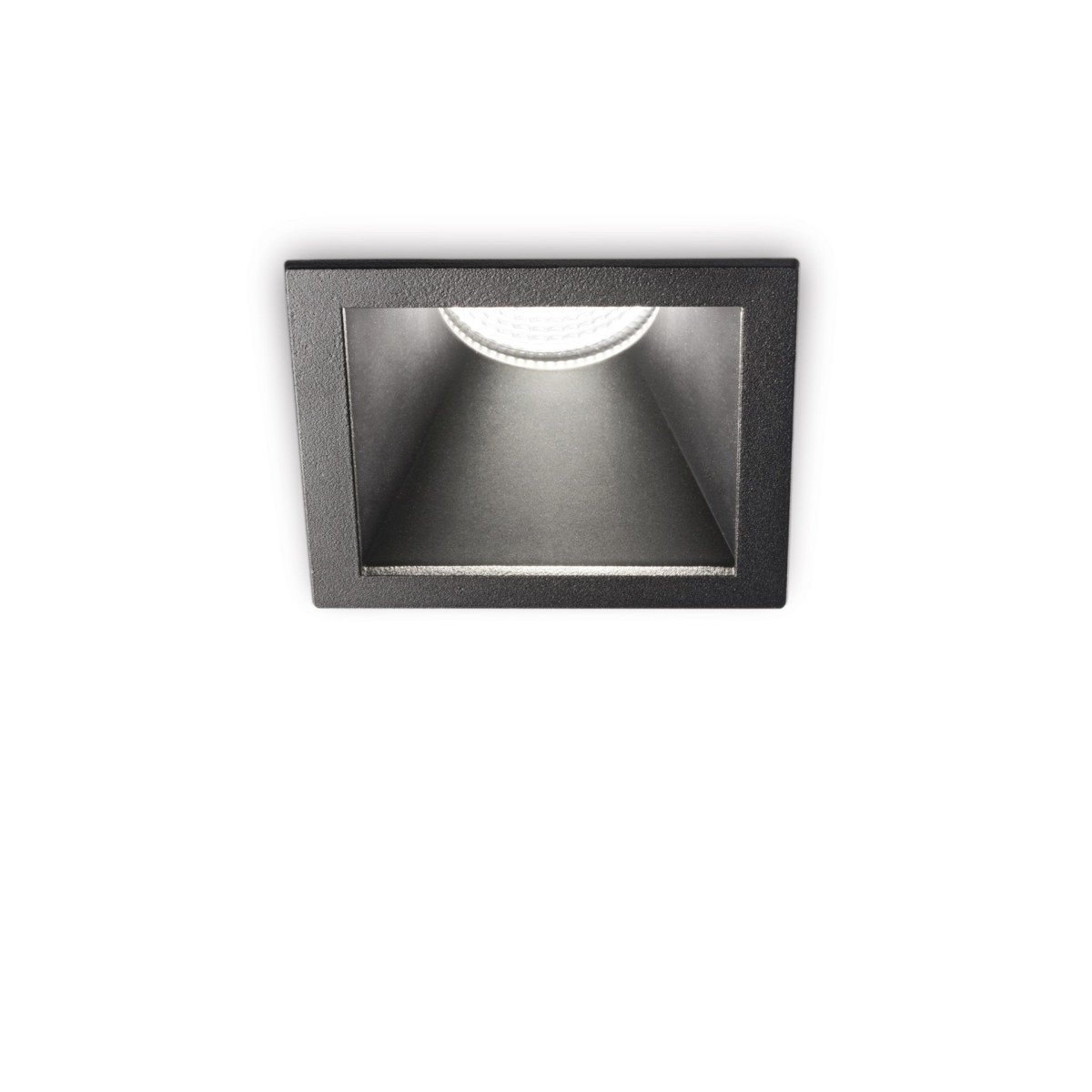 Светильник встраиваемый Ideal Lux Game Trim Square 11Вт LED IP65 Черный 3000К 327761