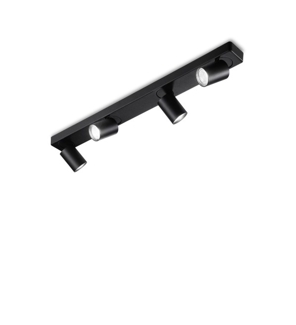 Светильник потолочный Ideal Lux Rudy PL4 Round Черный GU10 229072