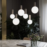 Люстра подвесная Ideal Lux Odeon SP6 Round Белый 3000К LED 349237
