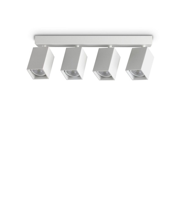 Светильник потолочный Ideal Lux Dynamite PL4 Linear Square GU10 Белый 367422