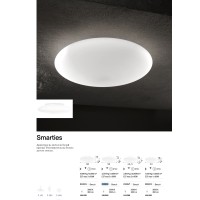 Люстра потолочная Ideal Lux Smarties PL3 D50 Белый E27 032030
