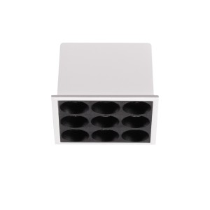 Светильник встраиваемый Ideal Lux Lika FI Slim Square 10W 3000K LED Белый 367286