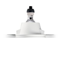 Светильник встраиваемый Ideal Lux Samba FI D77 Square Белый гипс GU10 150116