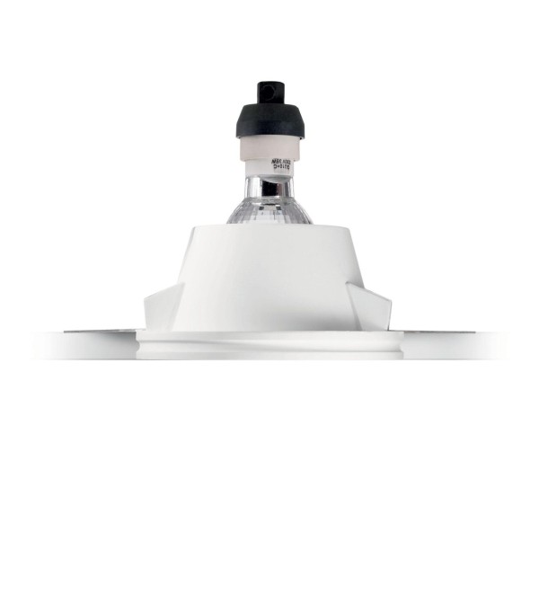 Светильник встраиваемый Ideal Lux Samba FI D77 Square Белый гипс GU10 150116