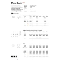 Светильник подвесной Ideal Lux Mapa Pendel E14 1200 Cm 0M 1E Алюминий 371733