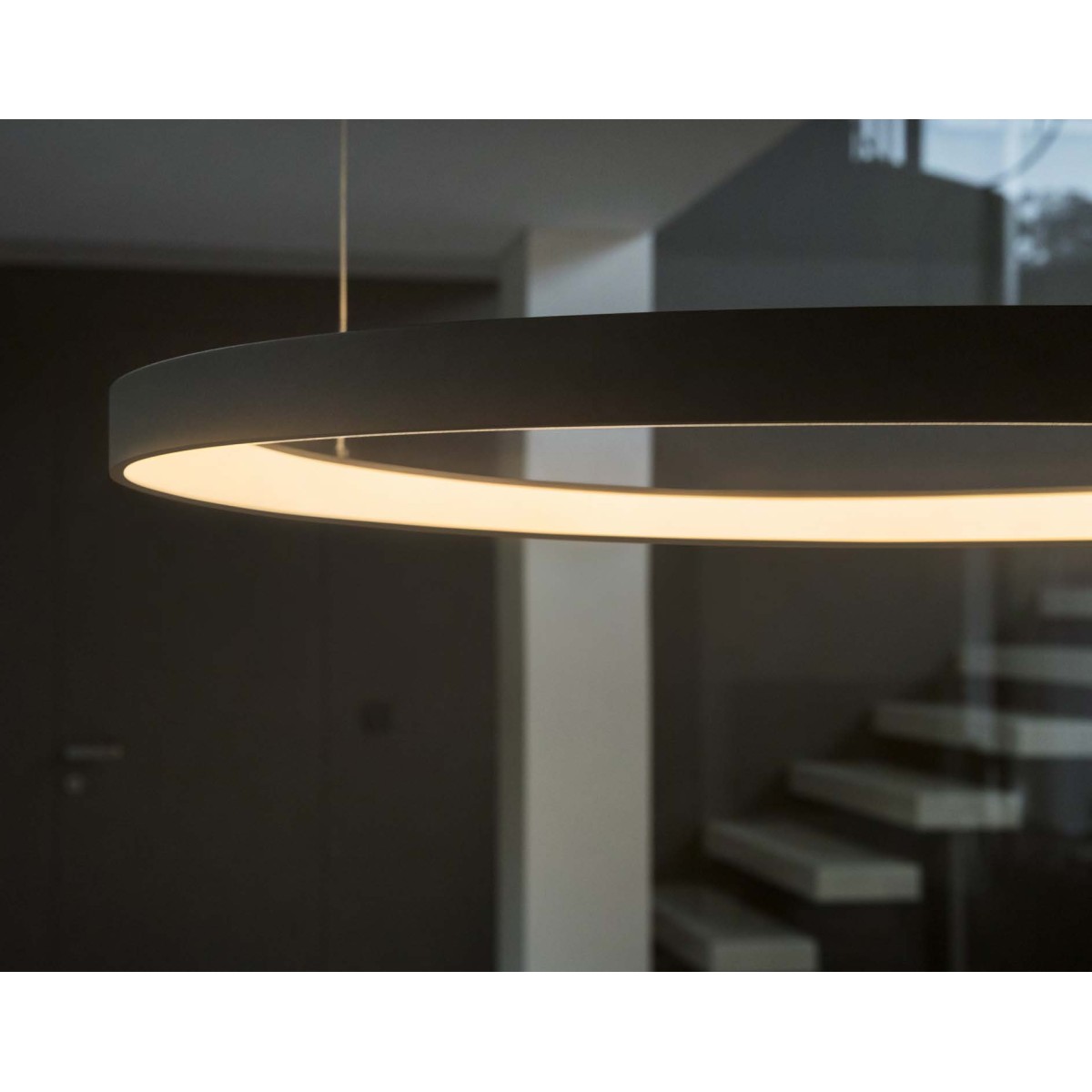 Люстра подвесная Ideal Lux Gemini SP D081 On-Off 3000K Черный LED 247281