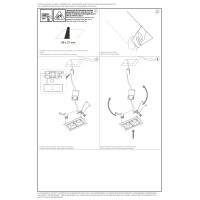 Светильник встраиваемый Ideal Lux Lika FI TRIM 06W 3000К LED Белый / Черный 206196