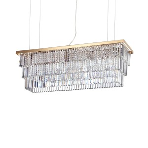 Люстра подвесная Ideal Lux Martinez SP8 Золото E14 213583