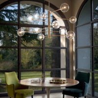 Люстра подвесная Ideal Lux Equinoxe SP8 Серый G4 345437