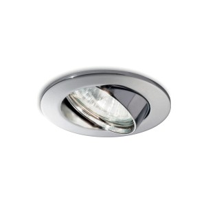 Светильник встраиваемый Ideal Lux Swing FI макс.1х50Вт IP20 GU10 230В Хром Цинк Поворотный Без лампы 083131