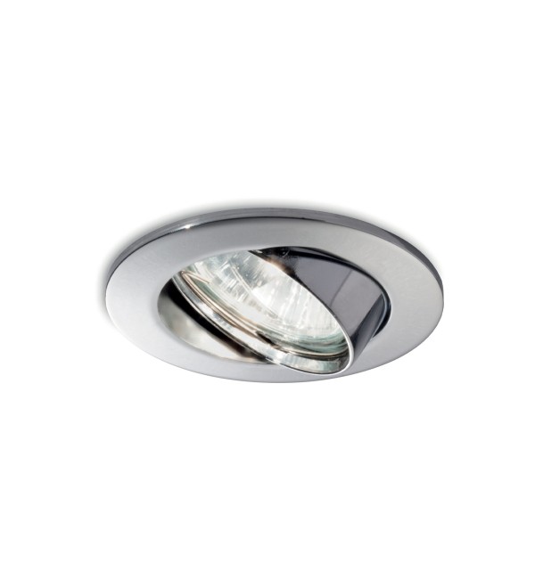 Светильник встраиваемый Ideal Lux Swing FI макс.1х50Вт IP20 GU10 230В Хром Цинк Поворотный Без лампы 083131