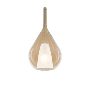 Светильник подвесной Ideal Lux Kalique SP1-3 D28 Янтарь E27 359748