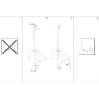 Светильник настенный Ideal Lux Shower AP1 Черный E27 179643