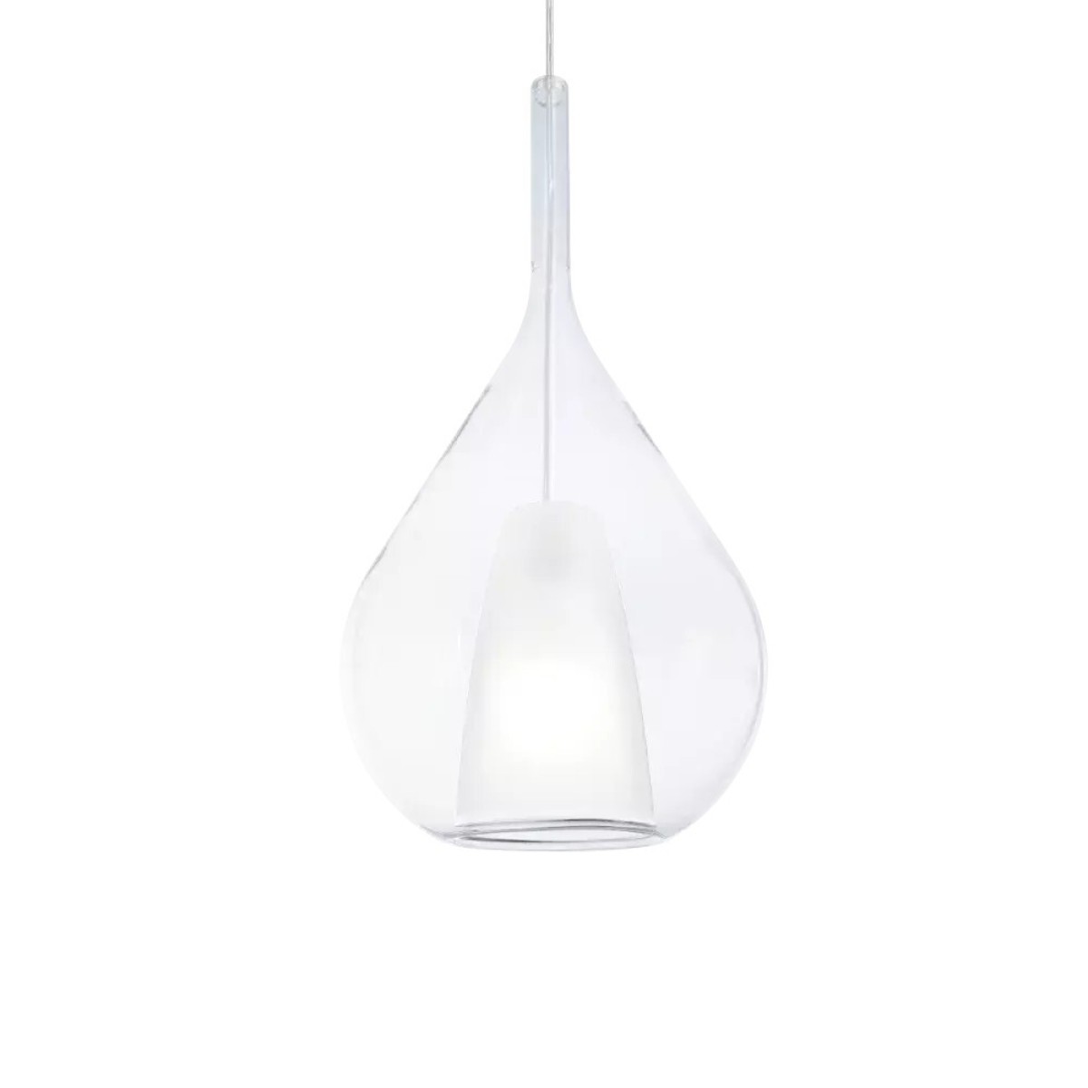 Светильник подвесной Ideal Lux Kalique SP1-3 D28 Прозрачный E27 359793