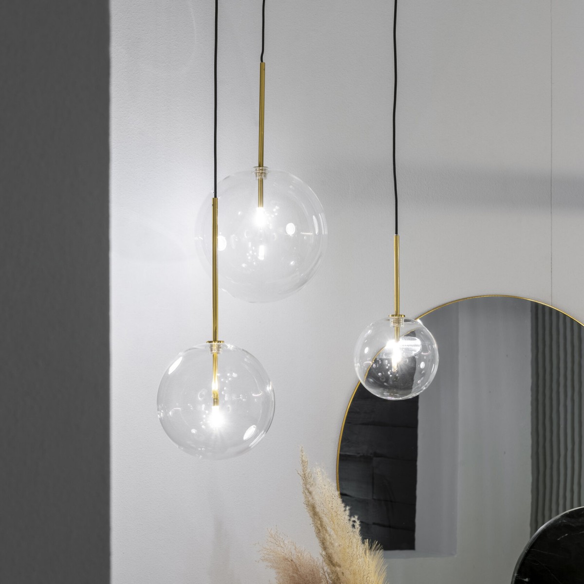 Светильник подвесной Ideal Lux Equinoxe SP1 D20 Латунь G4 277387