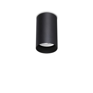 Светильник потолочный Ideal Lux Look PL01 Round D6.0 H010 Черный GU10 353821