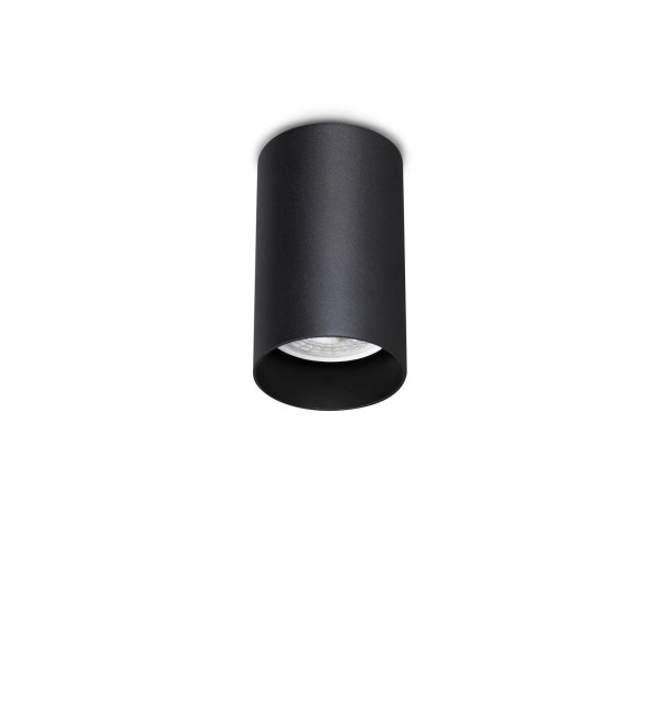 Светильник потолочный Ideal Lux Look PL01 Round D6.0 H010 Черный GU10 353821