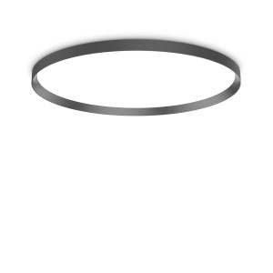 Светильник потолочный Ideal Lux Fly PL D90 3000K LED Черный 306629