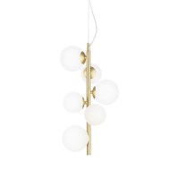 Люстра потолочная Ideal Lux Perlage PL6 Белый G9 309279