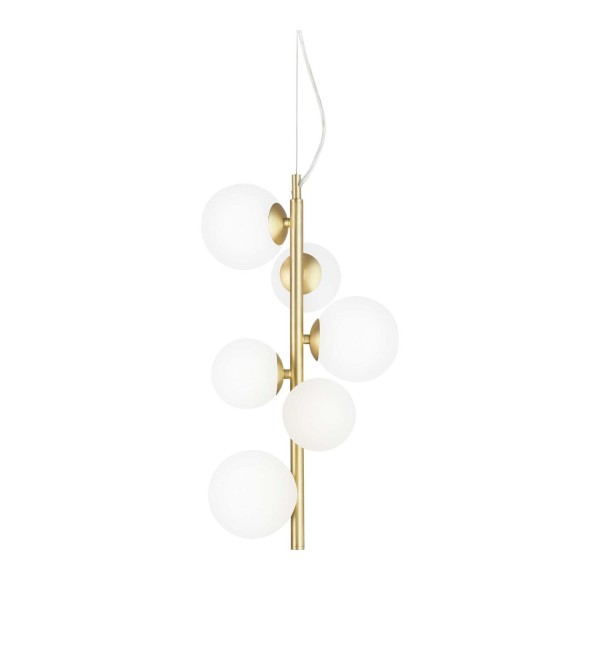 Люстра потолочная Ideal Lux Perlage PL6 Белый G9 309279