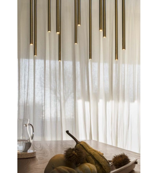 Светильник подвесной Ideal Lux Filo SP1 Long Wire 3000К LED Латунь 300825