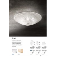 Люстра потолочная Ideal Lux Shell PL6 Янтарь E27 140193