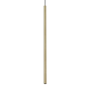 Светильник подвесной Ideal Lux Look SP1 Round D30 H1000 Латунь LED 339733