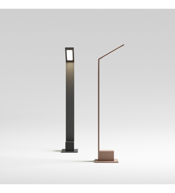 Светильник садово-парковый Ideal Lux Agos PT H80 3000K Черный LED 326733