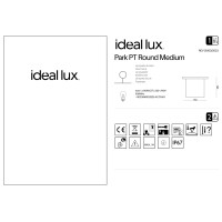 Светильник уличный Ideal Lux Park FI D150 Round Сталь E27 032825