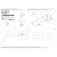 Светильник встраиваемый Ideal Lux Samba FI D90 Round Белый Гипс Не GU10 139012
