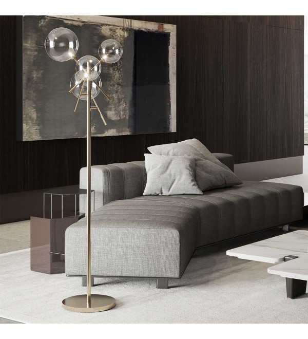 Торшер напольный Ideal Lux Equinoxe PT4 G4 Хром 290959