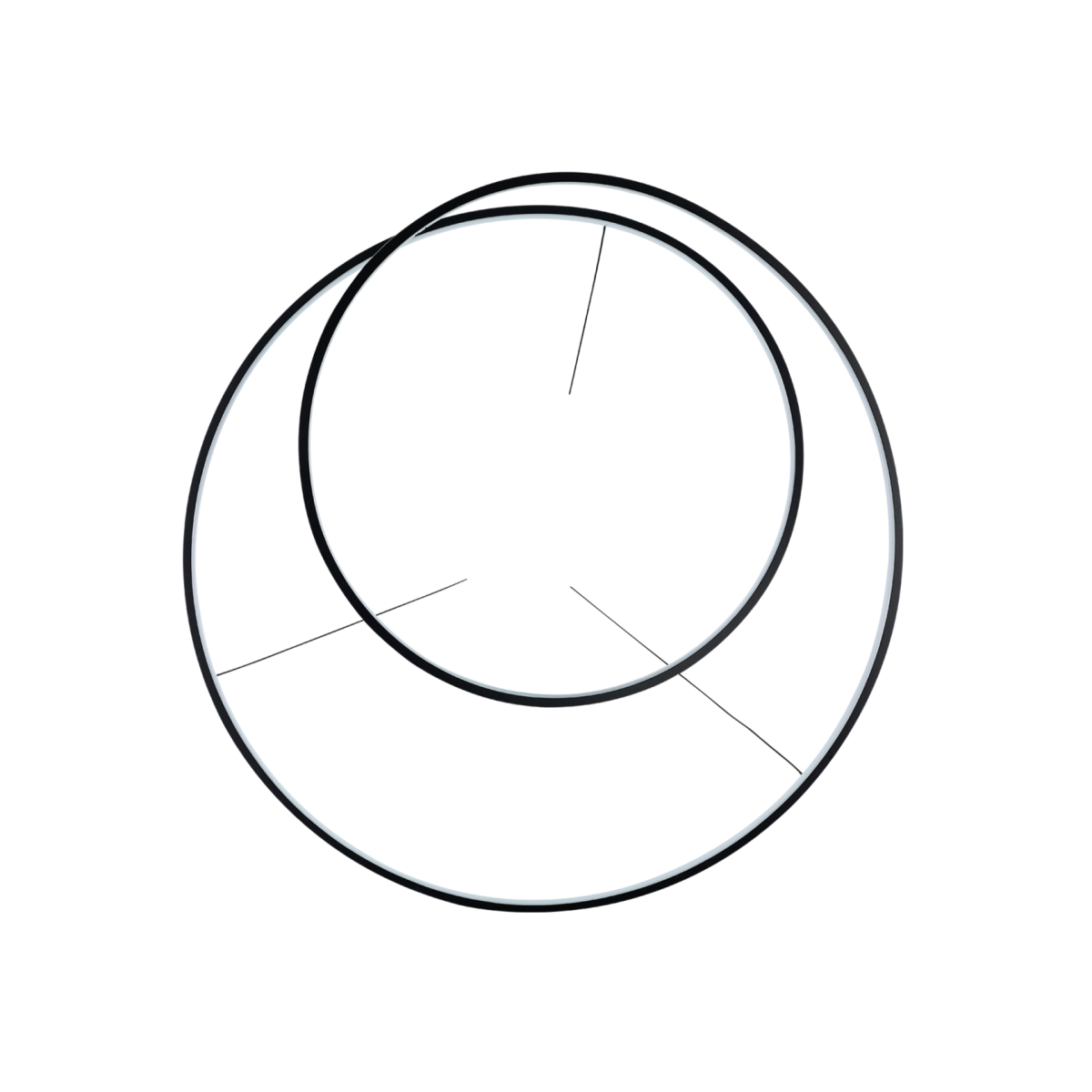 Люстра подвесная Ideal Lux Oz SP D080 On-Off 4000K Латунь LED 342450