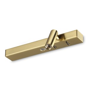 Светильник настенный Ideal Lux Bonne Nuit-2 AP Латунь 3000К LED 345505