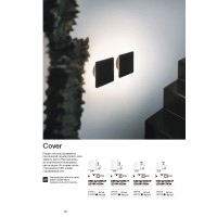 Светильник настенный Ideal Lux Cover AP D15 Round Черный LED 195742