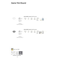 Светильник встраиваемый Ideal Lux Game Trim Round 05W 3000K LED Черный 349060