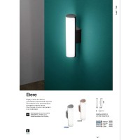 Светильник уличный Ideal Lux Etere AP 4000К Антрацит LED 172408