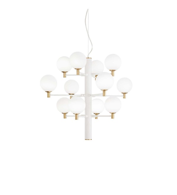 Люстра подвесная Ideal Lux Copernico SP12 G9 Белый 197302