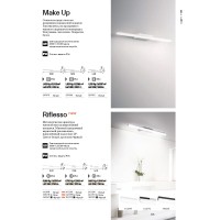 Светильник настенный Ideal Lux Make-Up AP D90 Белый LED 3000К 287676