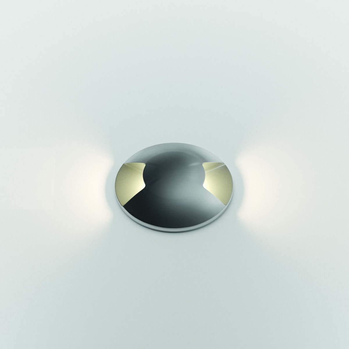 Светильник уличный встраиваемый Ideal Lux Rocket FI D5.5 Double 3000K LED Сталь 371047