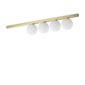 Люстра потолочная Ideal Lux Binomio PL4 Латунь G9 328461