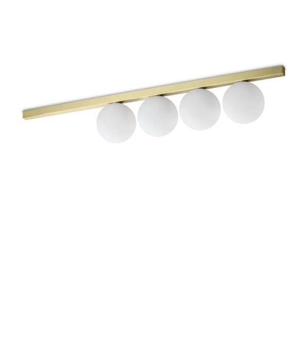 Люстра потолочная Ideal Lux Binomio PL4 Латунь G9 328461