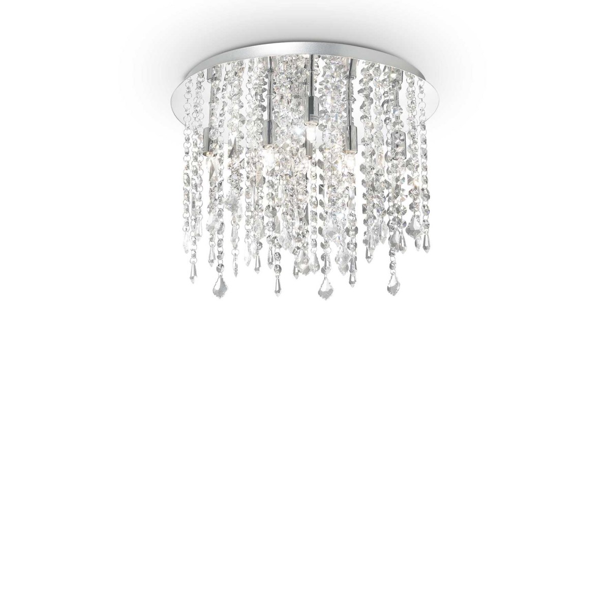 Люстра потолочная Ideal Lux Royal PL8 Хром G9 052991