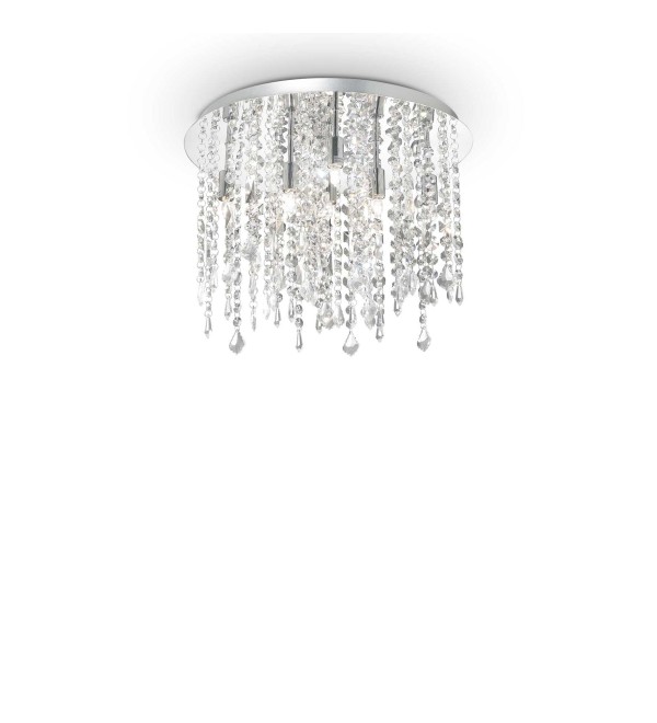 Люстра потолочная Ideal Lux Royal PL8 Хром G9 052991