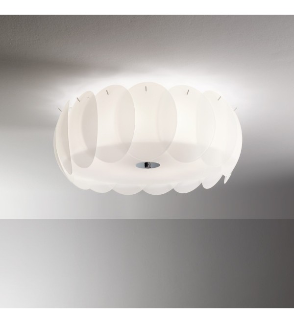 Светильник настенный Ideal Lux Ovalino AP2 Белый E27 038025