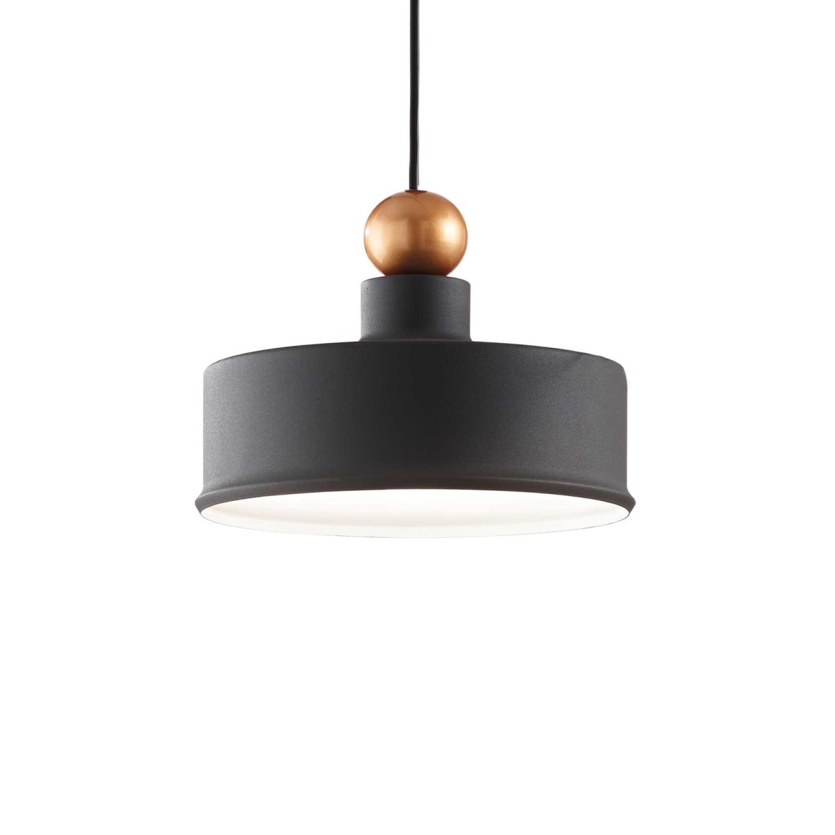 Светильник подвесной Ideal Lux Triade-2 SP1 Темно / Серый E27 221489
